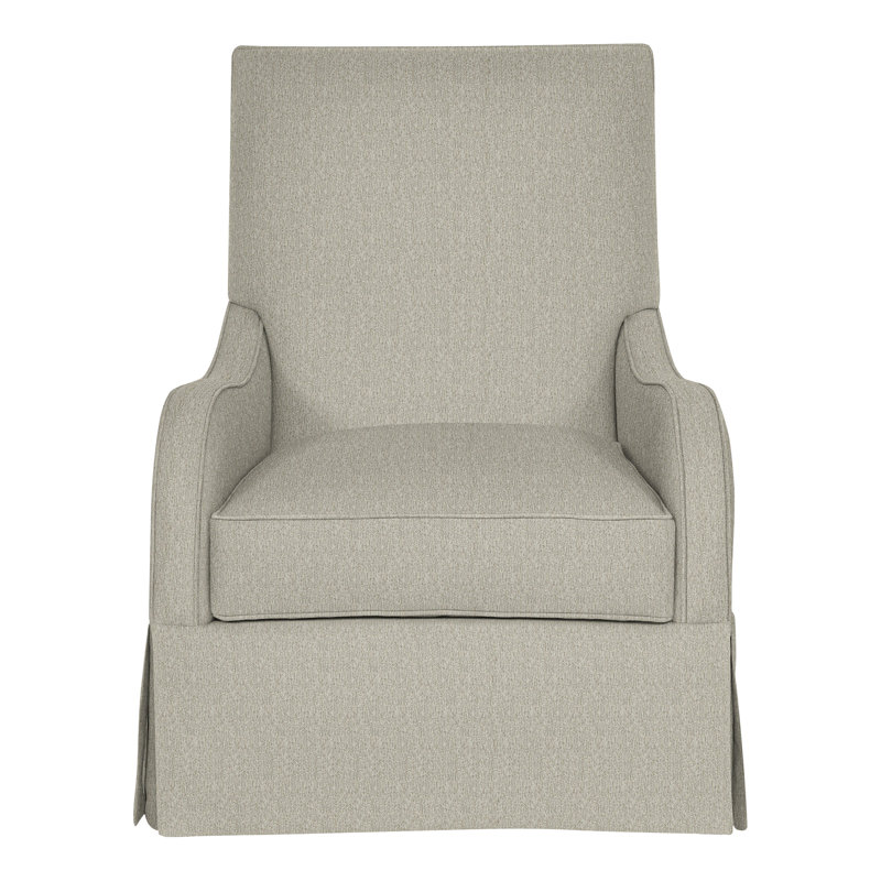 Zoe Cotton Slipcovered Armchair, Ian Smoke