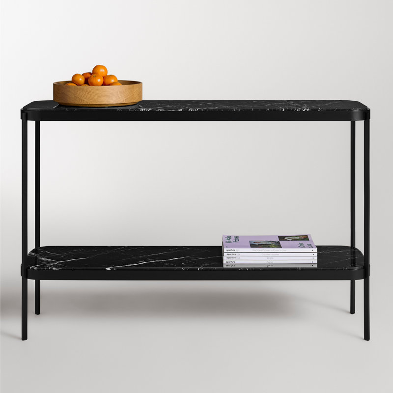 Comehither 45'' W Marble Console Table