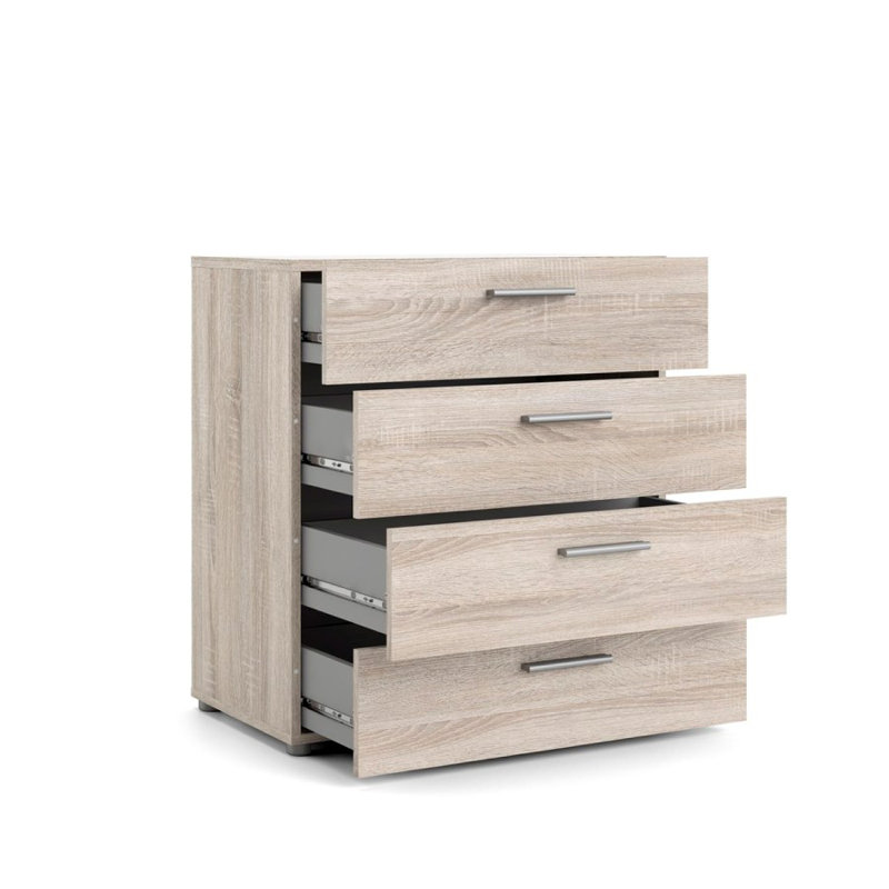 Bigod 4 - Drawer Chest of Drawers, Brown