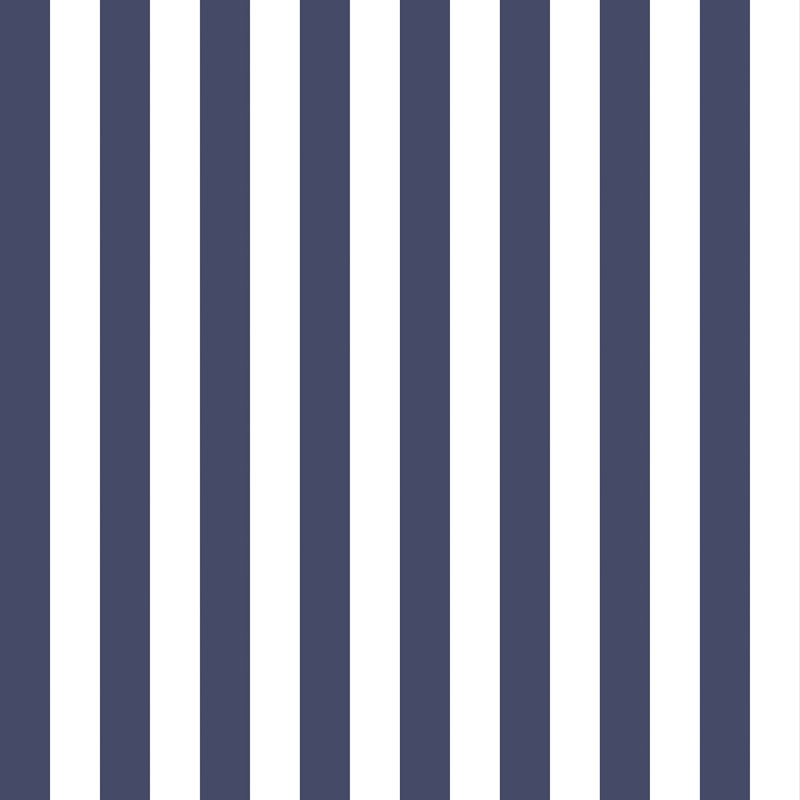 Diggs 10m x 52.8cm Matte Wallpaper Roll, Navy/White