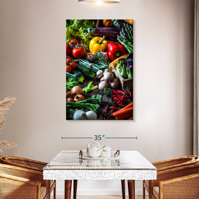 Yarlin Garden Grown Vegetables, 48" H x 32" W