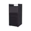 Bar 1 porte Wenge avec tablette ouverte-447154749