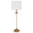 Clove Stem Buffet Table Lamp With Natural Linen Shade
