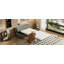 Lit simple escamotable avec repose-pieds pliant avec matelas, lit d'invité convertible, gris foncé-151588661