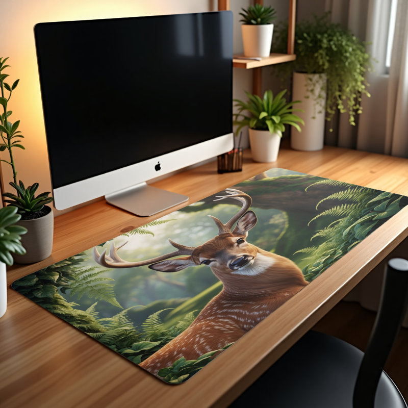 Polyester Desk Pad, 14.4x12.1