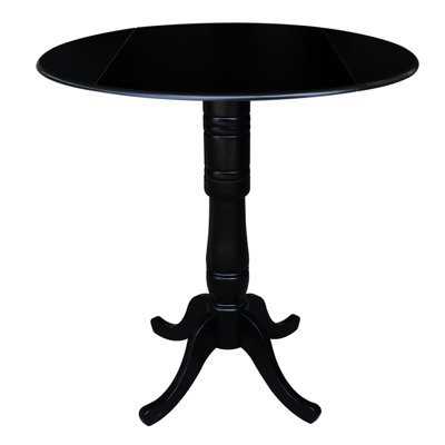 Extendable Round Solid Wood Dining Table