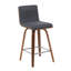 Swivel Upholstered Counter Stool-418679377