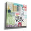 «New York» par Linda Woods, art mural sur toile-24810632