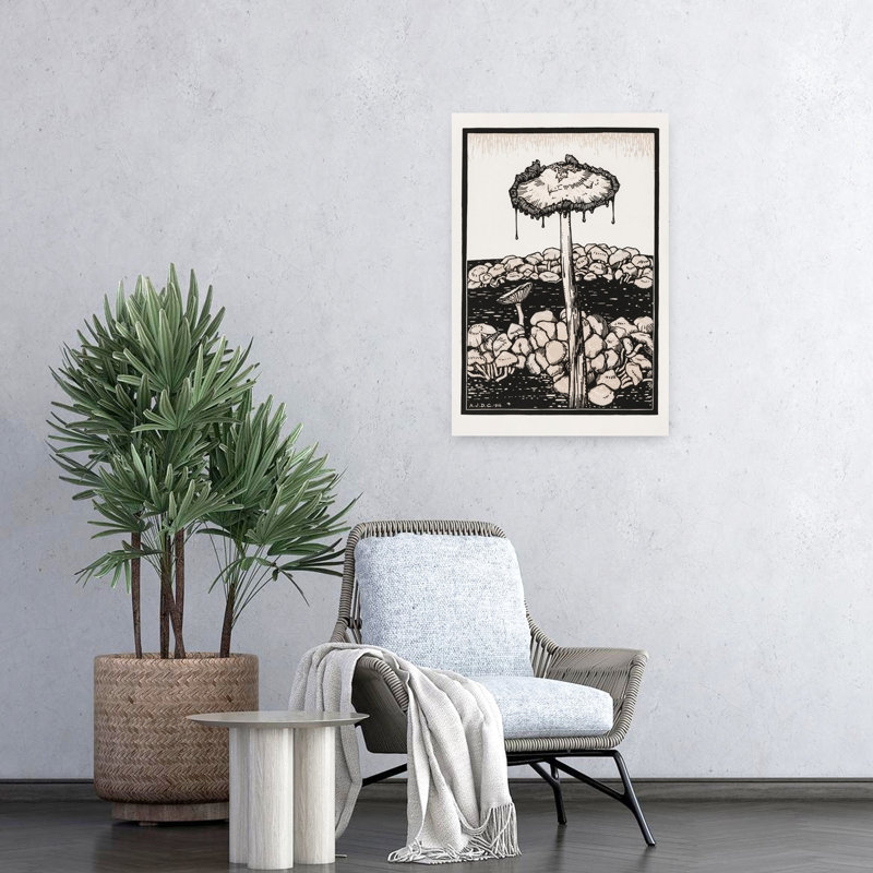 Affiche murale rétro vintage « Champignon dégoulinant » (1916), H 24 po x l 16 po