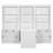 Versatile Storage Bookcase Set Solid Wood Modern Style Home & Office Use