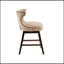 Tabouret de comptoir pivotant de 25,75 pouces avec une fabrication durable et une rotation en douceur, parfait pour les cuisines et les bars modernes.