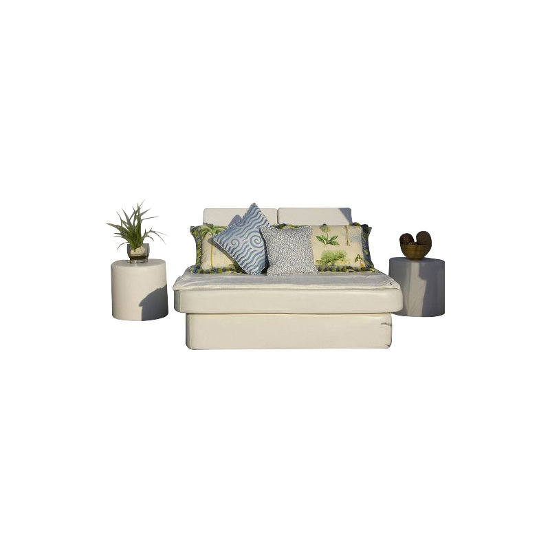 Outdoor - Seat Patio Daybed, Chill White