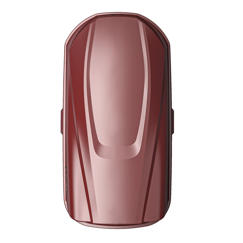 Porte-bagages de toit rigide avec clés de sécurité, coffre de toit, coffre de rangement, rouge, Rouge