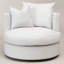 Fauteuil demi-tonneau pivotant Eugenie Freya-1230670885