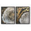 ABSTRACT Series CCLX - Reproduction encadrée de qualité supérieure - prête à être accrochée - aucun clou requis - aucun clou requis-649083785-649083792