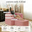 Canapé-lit convertible en molleton convertible 40 po Yardgrace, fauteuil d'appoint avec coussin-316805835