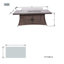Table de foyer rectangulaire 6 places-532921812