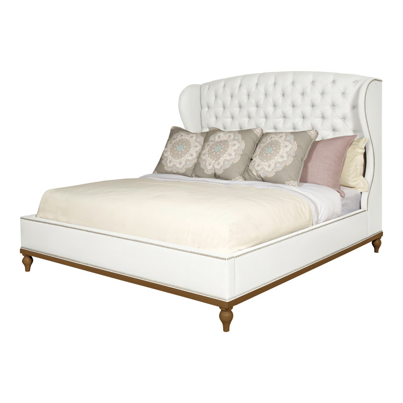 Emma Queen Upholstered Panel Bed, Navajo, Yes, Tommy Snow