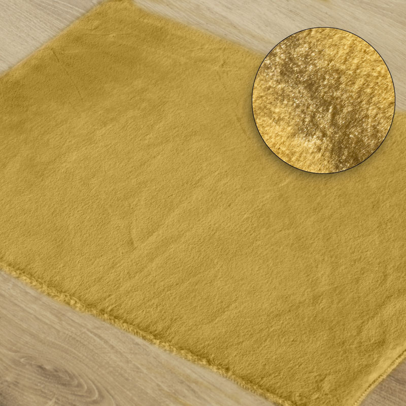 Koljo Bath Rug, Mustard