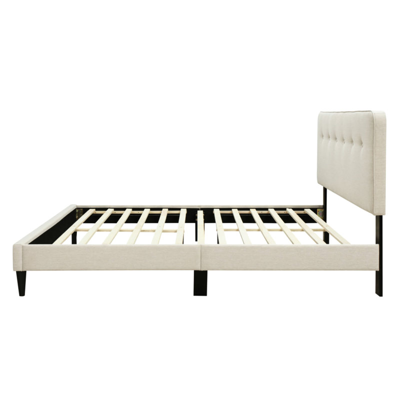 Grand lit tapissier Enable Profondeur, 62,1 largeur, 43,75 hauteur, poids de la tête de charge de 72,73 lb