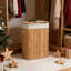 Panier à linge en bambou naturel avec couvercle et poignées, doublure amovible, idéal pour la salle de bain, la chambre à coucher et la salle de lavage-700364861-700364863