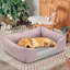 Lit pour chien Cuddler, canapé-lit pour chien avec côtés, fond antidérapant pour petits et moyens chiens, lavable à la machine-1808567331-1808567334
