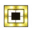 Lustre carré / rectangulaire à 8 lumières Corton