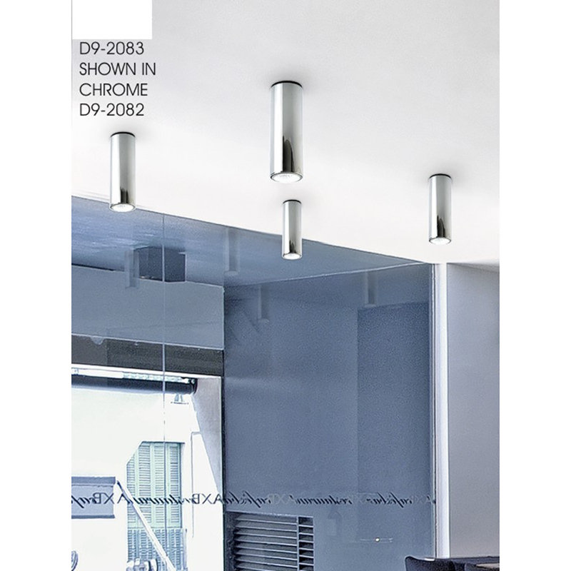 Kronn 1-Light Flush Mount, Chrome/8.0625" H x 8.0625" W x 2.75" D