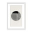 Abstract Minimalist Round by  - Picture Frame Painting on Paper-131292178-131292180-131292190