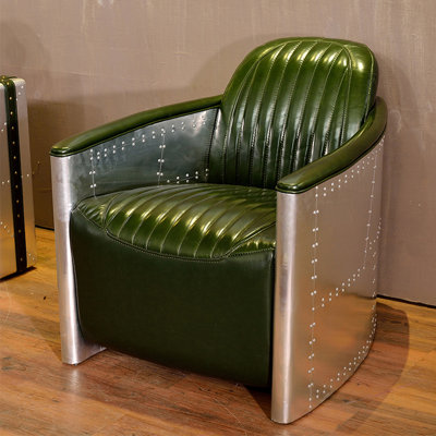 Fauteuil à oreilles large de 29,92 po Ronnia