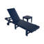 Chaise longue inclinable 77,6 po en poly-87829585