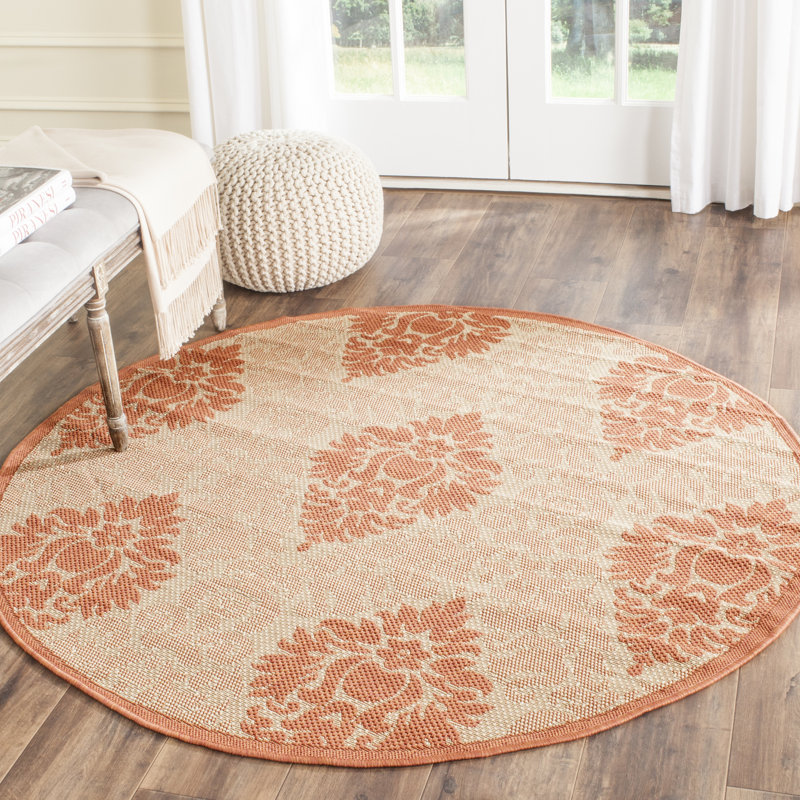 Levens Performance Geometric Rug, Round 5'3"