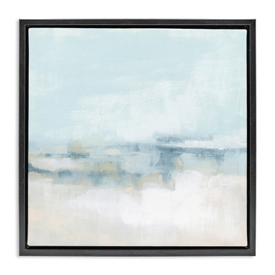 Abstrait paysage nuageux brouillard bleu