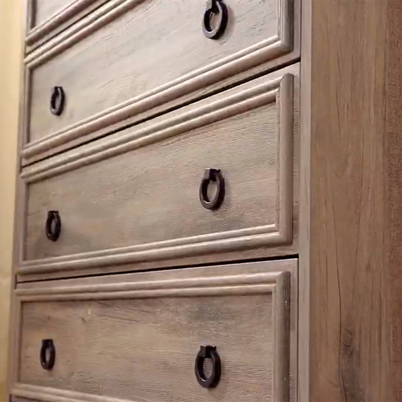 Grande commode à tiroirs, Gris délavé