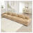 170 Inch Oversized Camel Corduroy Modular Sectional Couch, Ergonomic Living Room Sofa with 12 Throw Pillows-711675580-711675577