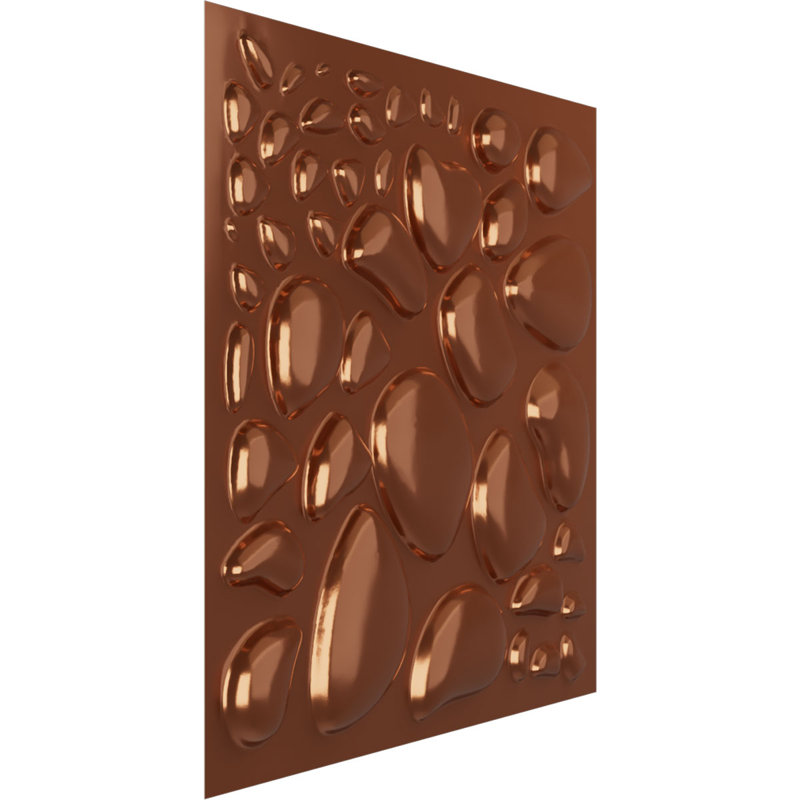 Panneau mural décoratif Shale EnduraWall 3D, Cuivre