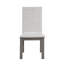 Ensemble 2 pièces de chaises de salle à manger avec siège et dossier rembourrés en tissu beige