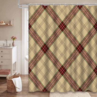 Rideau de douche Tartan
