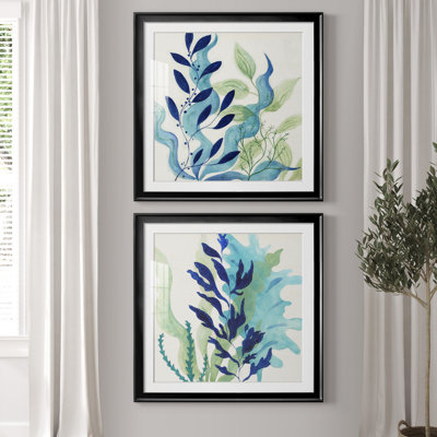 " Blue Coral I " 2 - Pieces