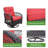 Outdoor three-piece rattan swivel chair with cushion-1887667820