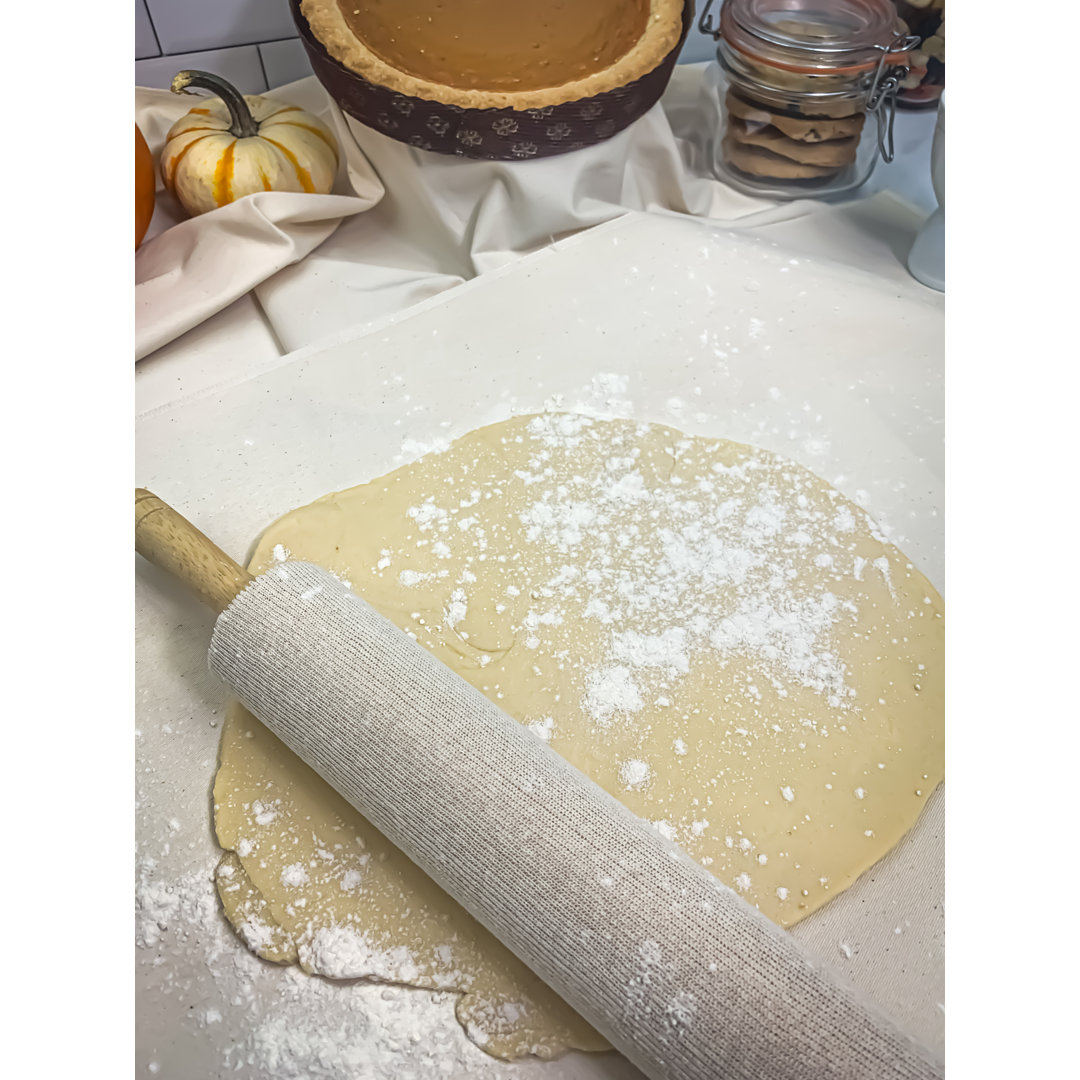Unbleached Cotton Pastry Cloth And Rolling Pin Cover Set Kitchen Supply Wholesale