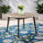 Modern Gray Wood Table, 48.64" X 48.64", Construction Patio Gray, Elegant And Functional Design-957026743