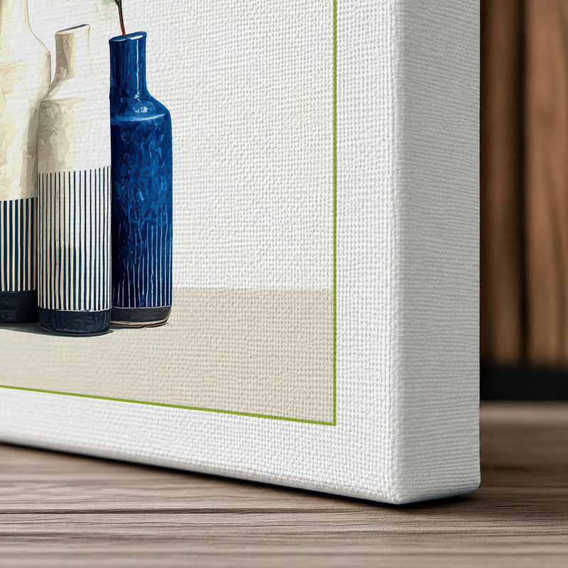 Forget-Me-Not Vessels Botanical - Print, 30x20 - 76.2 x 50.8 cm, White Border
