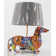 Cardiff 40Cm Multicolour Table Lamp with Outlet