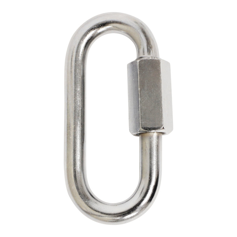 Verrouillage à vis fileté (2 pièces), H 2,56 po x l 1,22 po x P 0,28 po, Chrome chrome