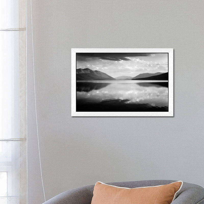 Ansel Adams - Print on Canvas, 101.6 cm H x 66.04 cm W, White Framed