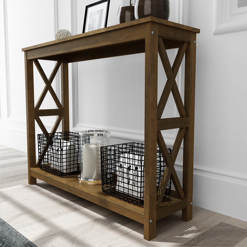 Nora 39'' Console Table, Brown