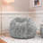 Saxx 3 Foot Kids Bean Bag Chair - Plush Faux Fur - Fun Colors-216273019