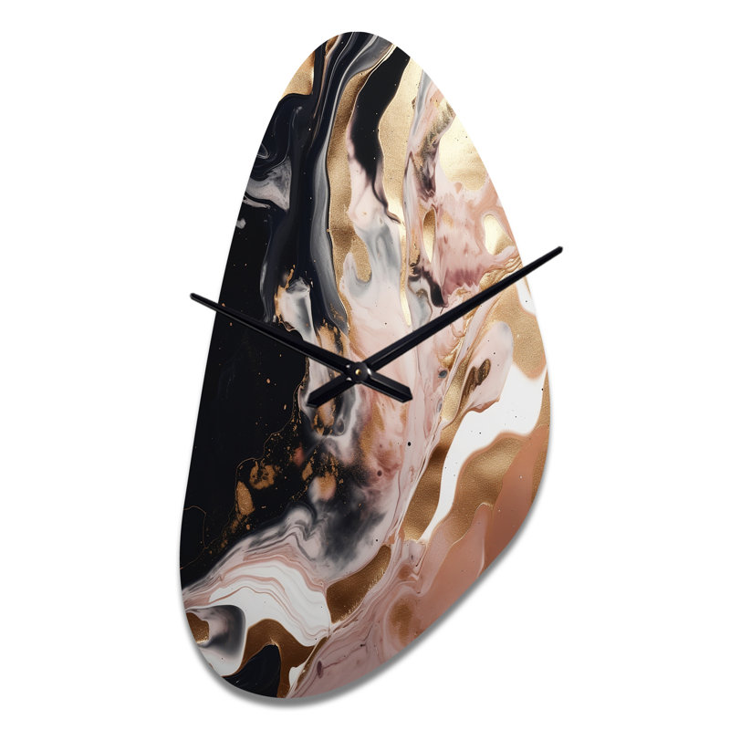 Horloge murale en métal Musman, Moyenne