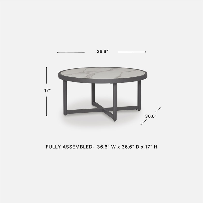 Table basse d'extérieur Azaleh